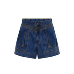 Celene Denim Short in Indigo Kivari