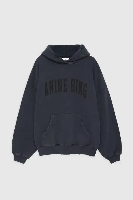 Harvey Sweatshirt in Dark Washed Black Anine Bing