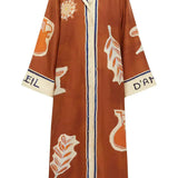 Soleil D’amour Silk Shirtdress