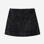 Tierra Skirt - Black Sequin Anine Bing