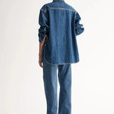 Odin Denim Shirt in Dark Indigo Elka Collective