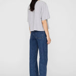 Johnny Cropped Tee in Grey - Cloth Lifestyle Boutique- Anine Bing