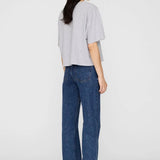 Johnny Cropped Tee in Grey - Cloth Lifestyle Boutique- Anine Bing