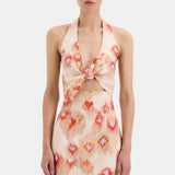 SIR Fiorella Tie Midi Dress Sir.