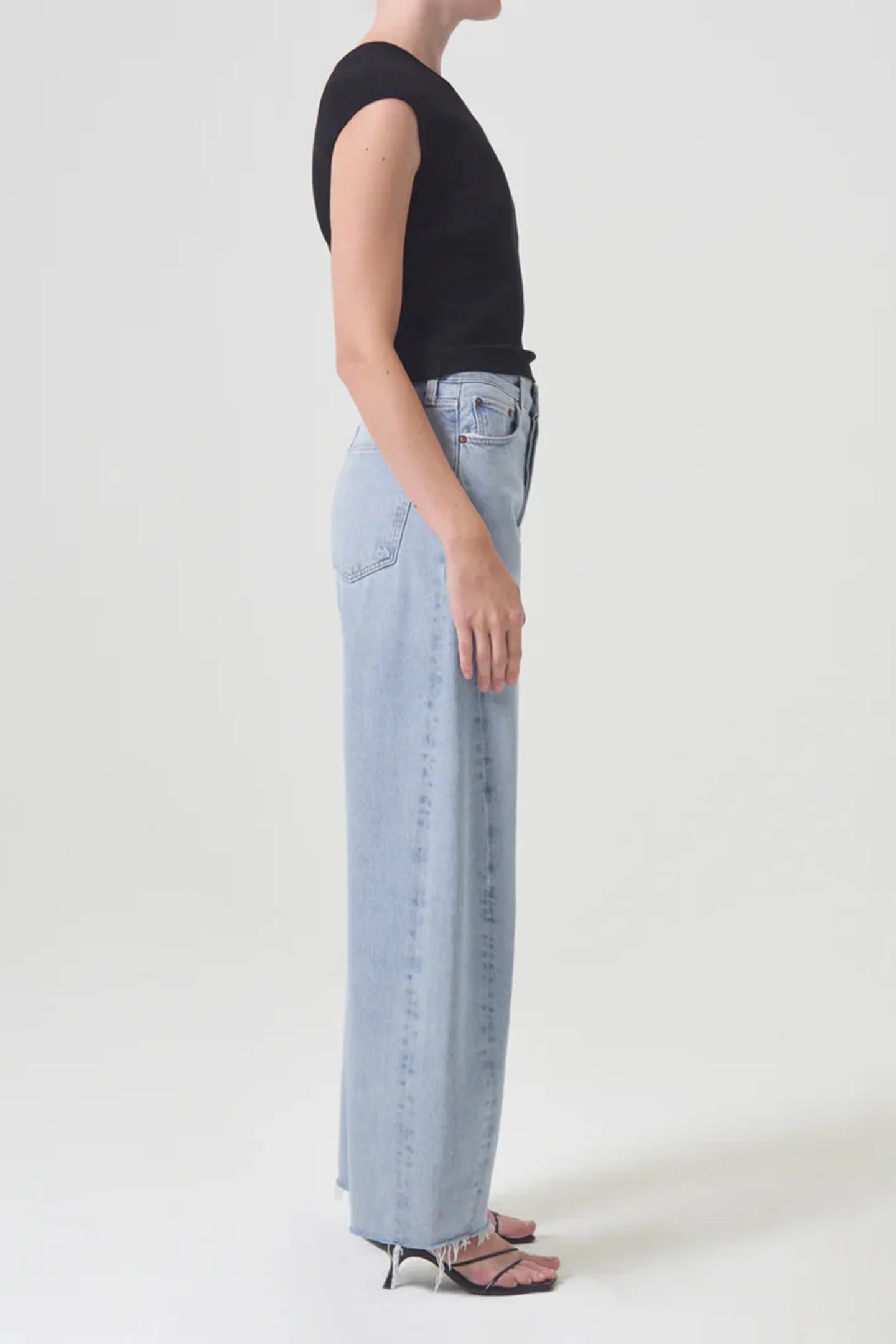 Luna Pieced Jean in Void AGOLDE