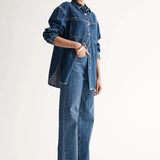 Odin Denim Shirt in Dark Indigo Elka Collective