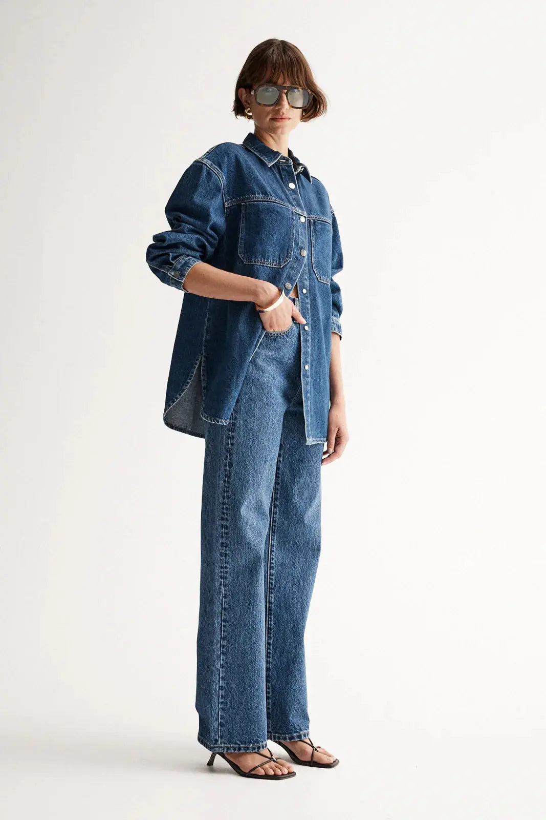 Odin Denim Shirt in Dark Indigo Elka Collective