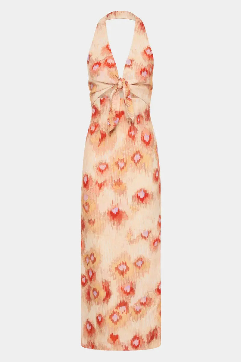 SIR Fiorella Tie Midi Dress Sir.