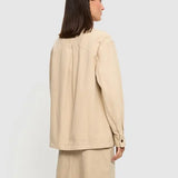 Evie Denim Shirt in Sand Kivari