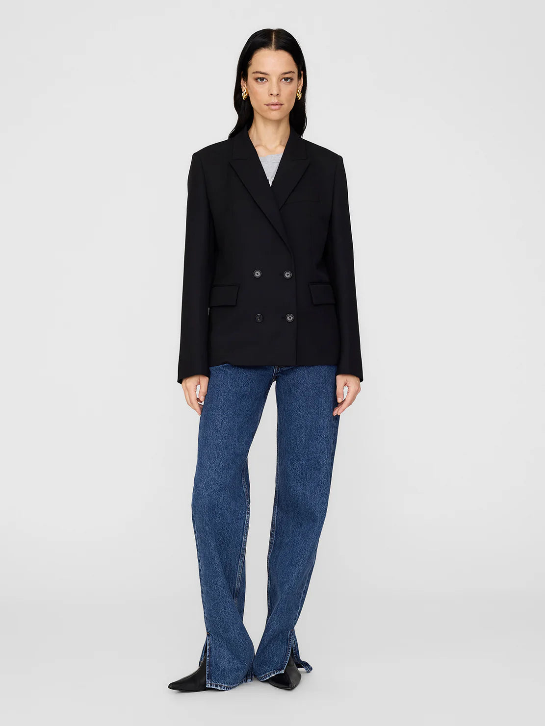Evalyn Blazer in Black Anine Bing