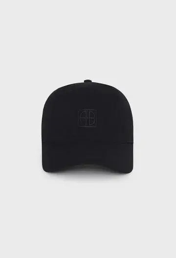Jeremy Baseball Cap Framed Monogram in Black Anine Bing