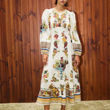 Mercado Midi Dress Alemais