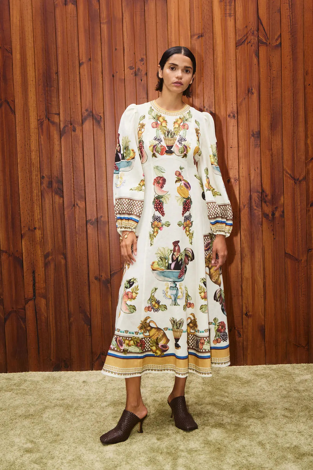 Mercado Midi Dress Alemais