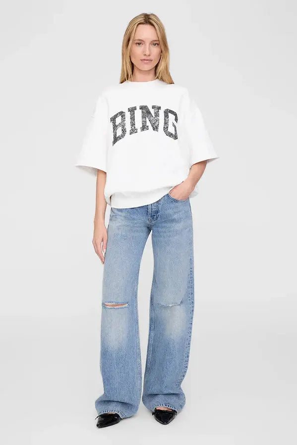 Jay Sweatshirt in White Anine Bing