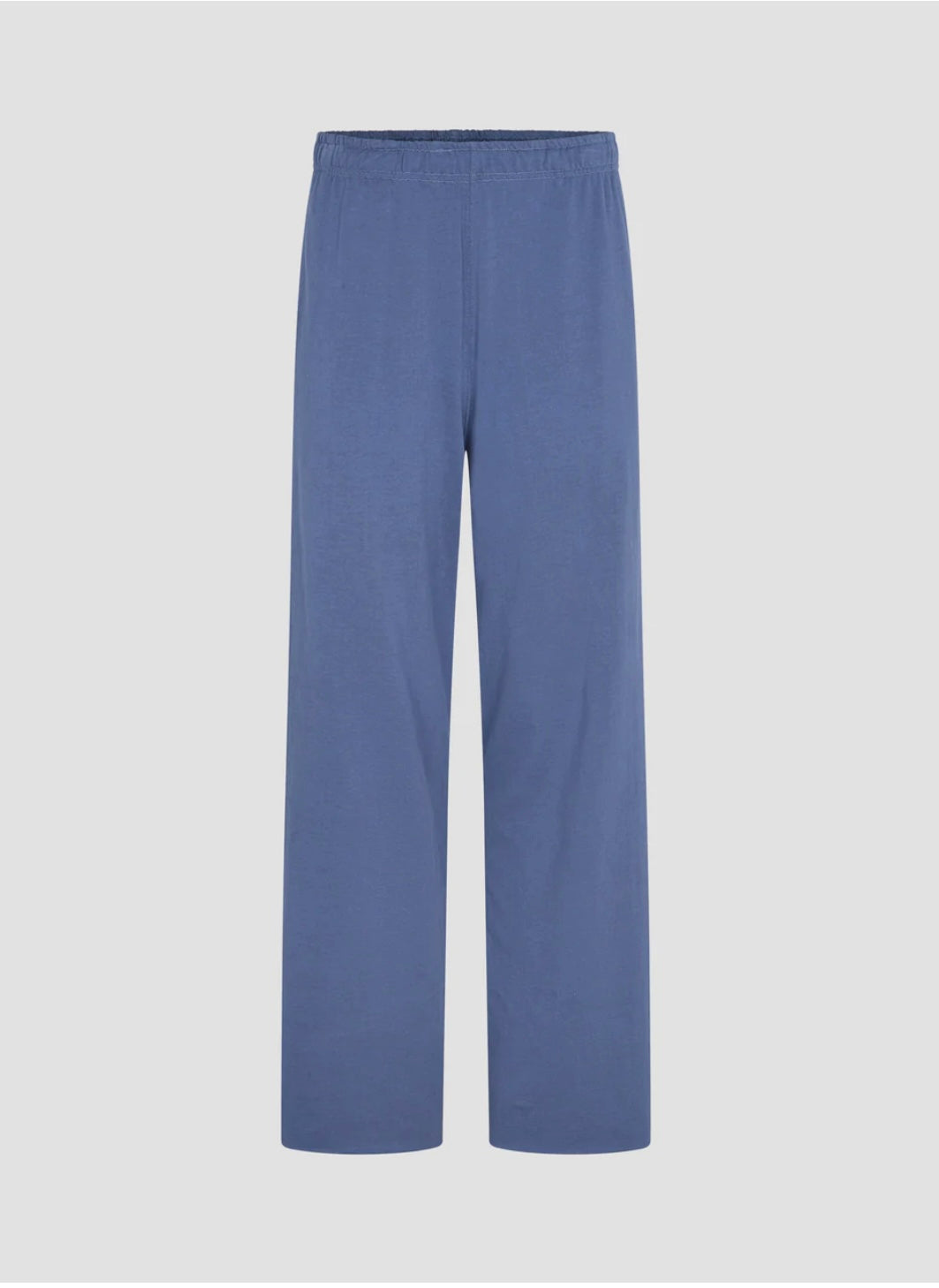 Wide leg double jersey pant in Midnight Blue Bassike
