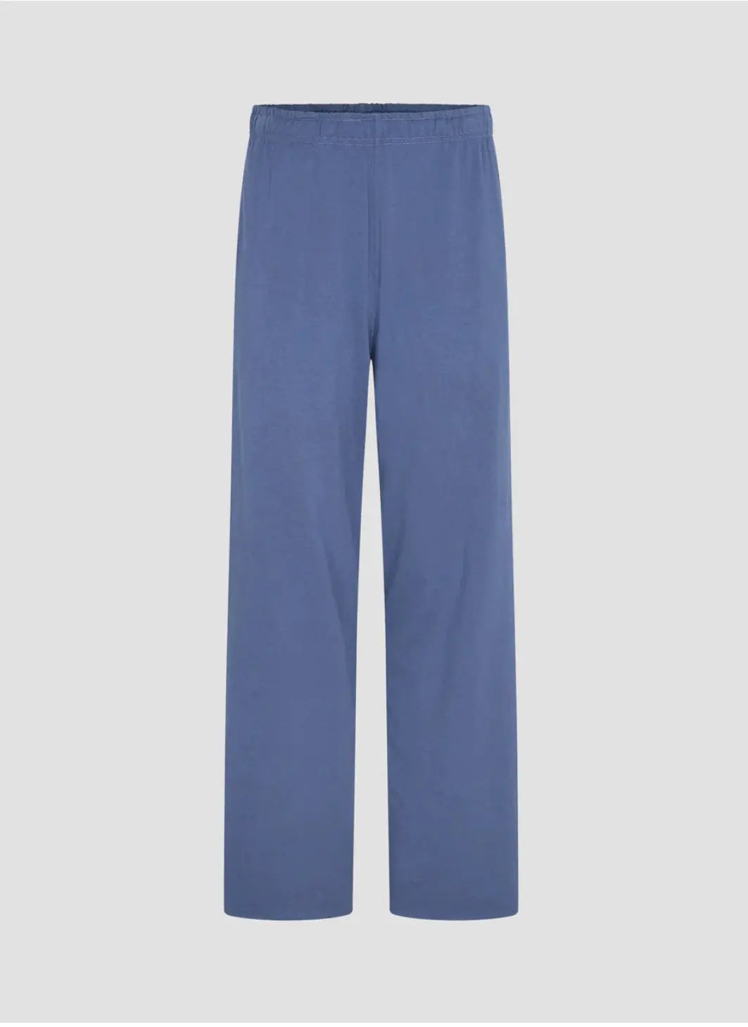 Wide leg double jersey pant in Midnight Blue Bassike