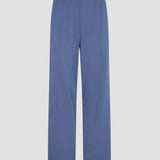 Wide leg double jersey pant in Midnight Blue Bassike