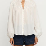 White cotton blouse by kivari clothlifestyleboutique