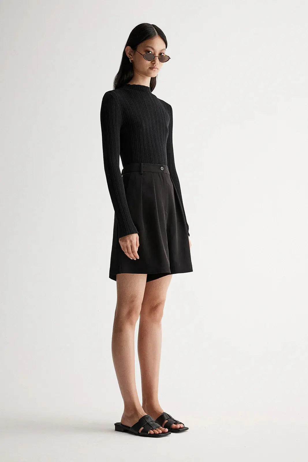 Luella Knit Top in Black Elka Collective