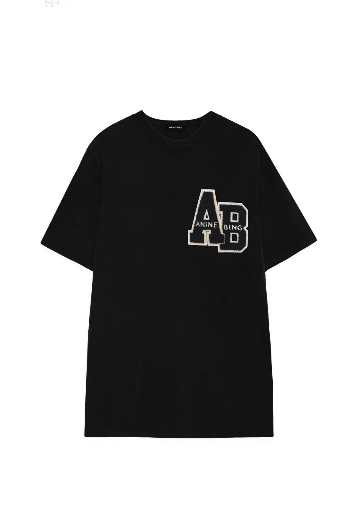 Lili Tee Letterman in Black Anine Bing