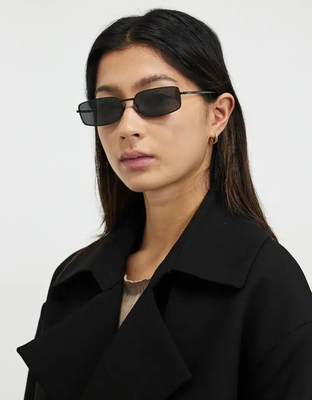 Prada Rectangular Metal Sunglasses Prada