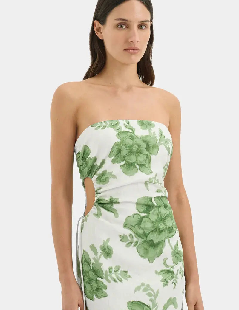 Gardella Strapless Midi Dress Sir.