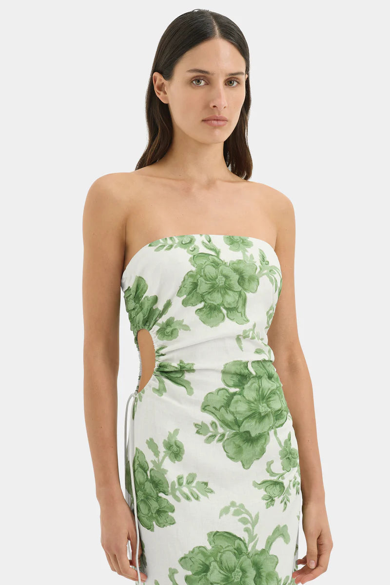 Gardella Strapless Midi Dress Sir.