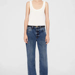 The Hugh Jean in Dark Indigo Anine Bing