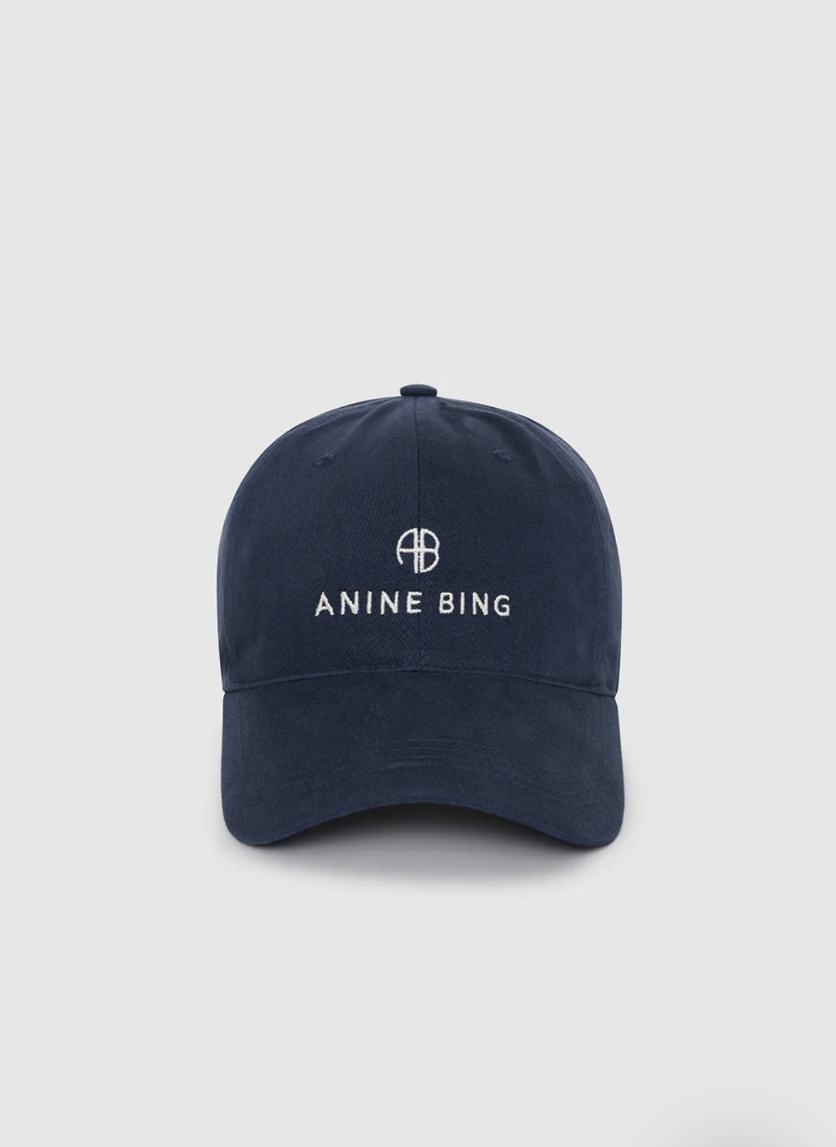 Jeremy Baseball Cap in Washed Navy Anine Bing