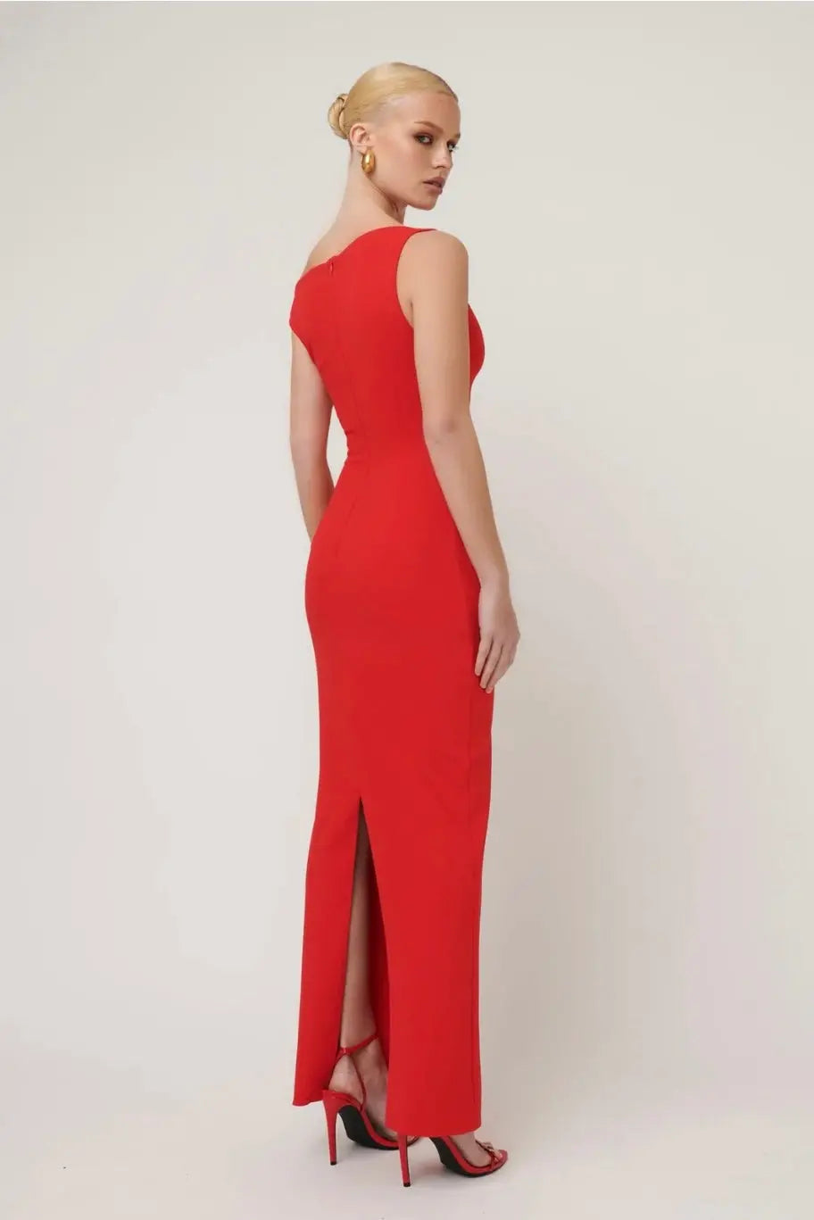 Inaya Gown in Cherry Red Effie Kats