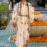 Mina Embroidered Shirtdress