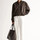 Brown bomber jacket Elka Collective at clothlifestyle boutique