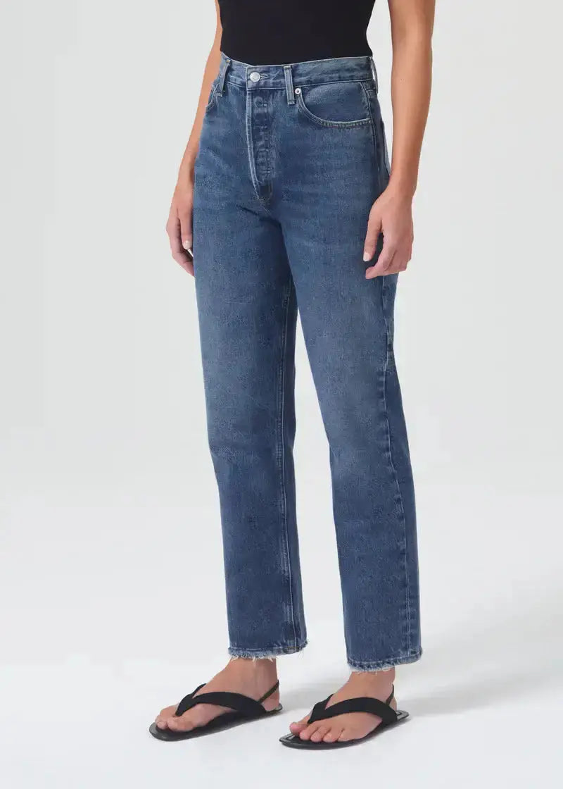 90’s Pinch Waist High Rise Straight in Range AGOLDE