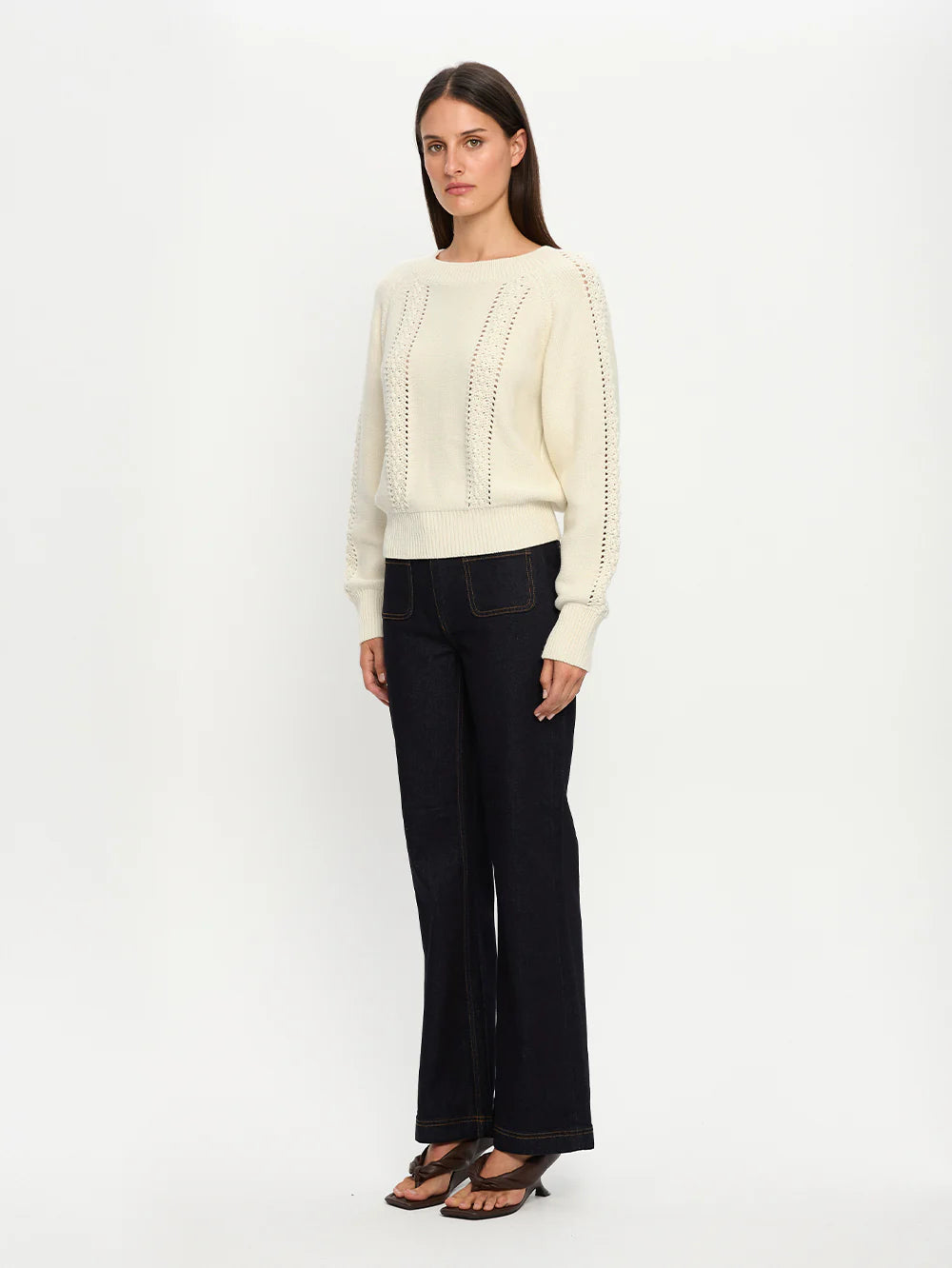 Tahlia Knit in Cream Kivari