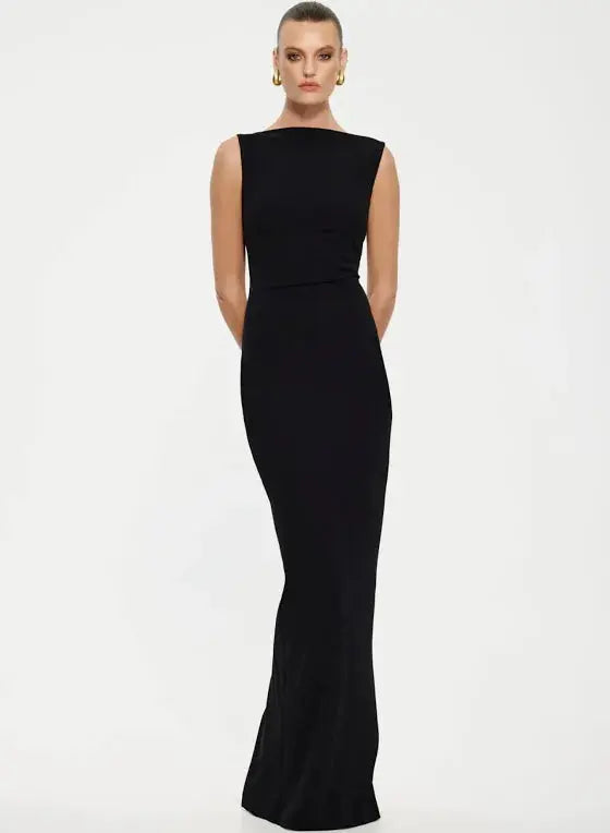 Verona Gown in Black Effie Kats