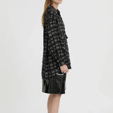 Knox Shirt in Black Blanca