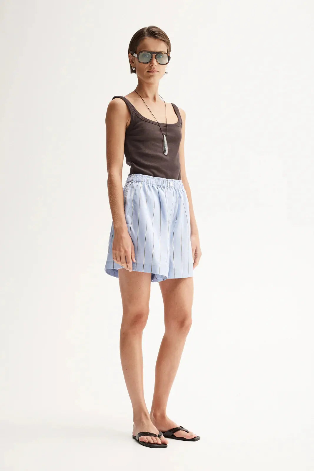 Henry Short in Blue Stripe Elka Collective