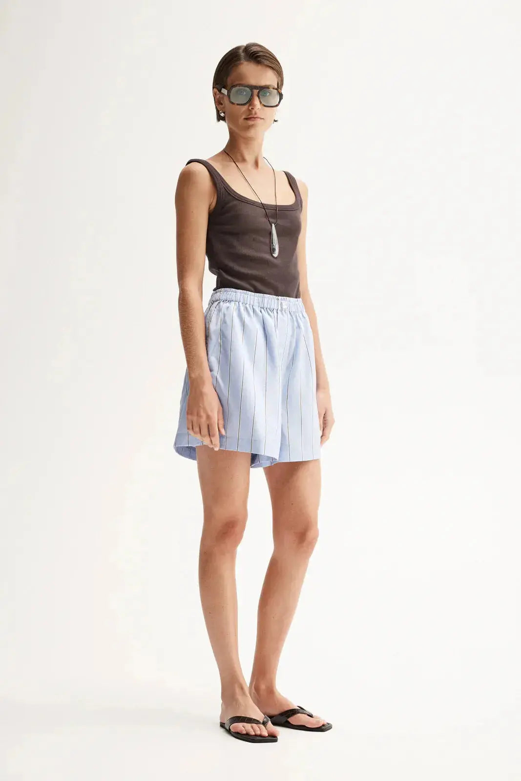 Henry Short in Blue Stripe Elka Collective