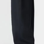 Elastic Detail Twill Pant in Black BASSIKE