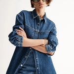 Odin Denim Shirt in Dark Indigo Elka Collective