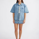Ena Pelly oversized denim shirt
At Cloth Lifestyle Boutique