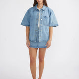 Ena Pelly oversized denim shirt
At Cloth Lifestyle Boutique