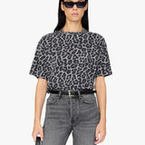 Cohen Tee in Grey Leopard Anine Bing