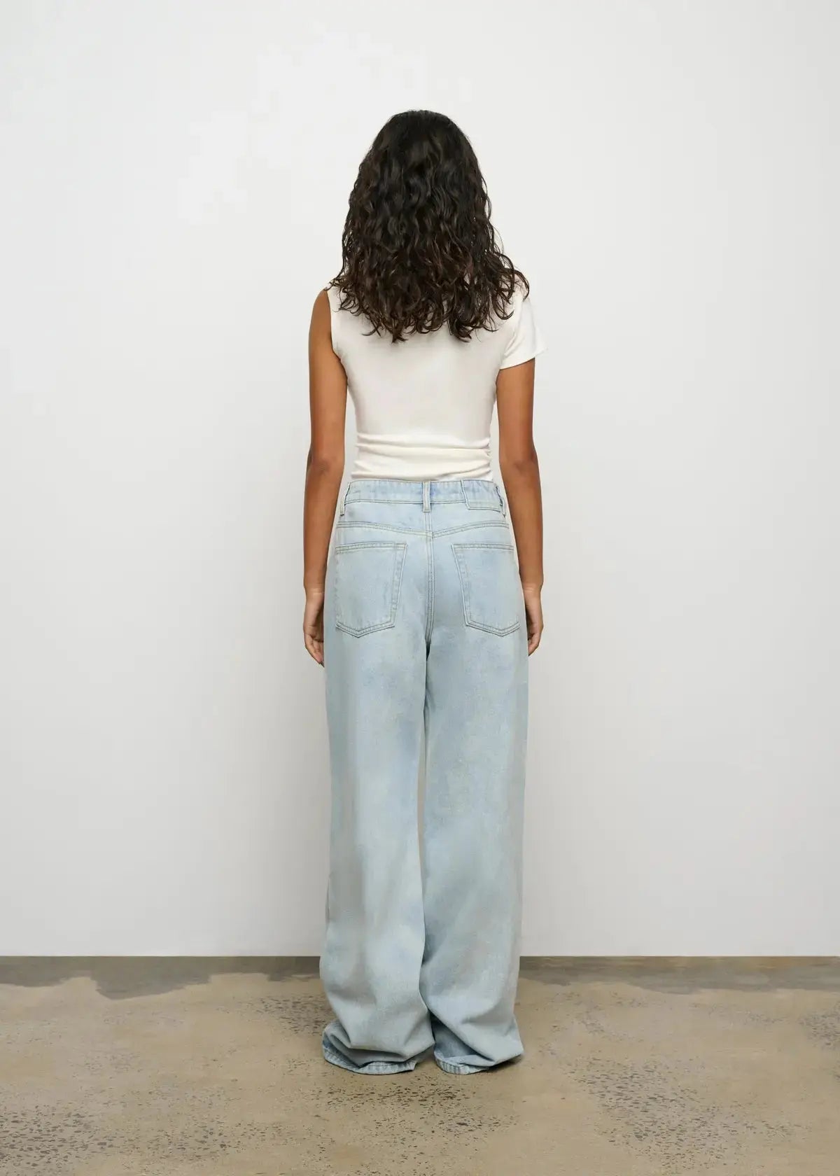 Ciera Asym Top in Chalk One of Others