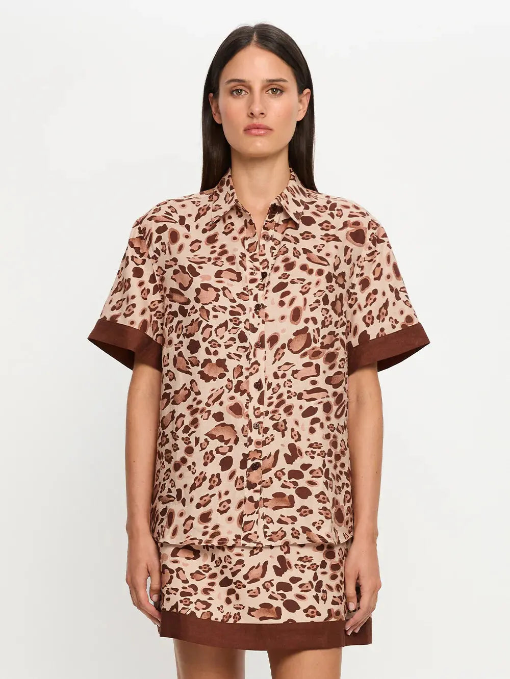 Paris Shirt in Leopard Kivari