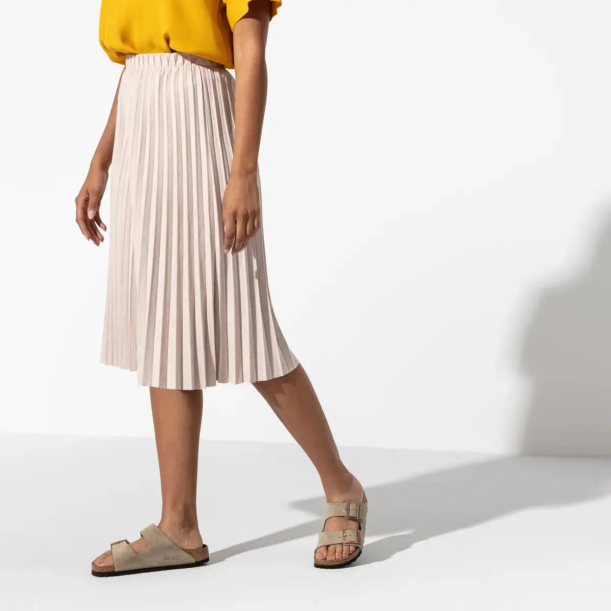 Arizona SFB Taupe Suede Leather Birkenstock