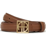 Monogram Belt in Cognac Anine Bing