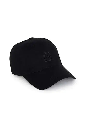Jeremy Baseball Cap Framed Monogram in Black Anine Bing