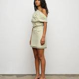 Blane Layered Mini Dress in Pistachio One of Others