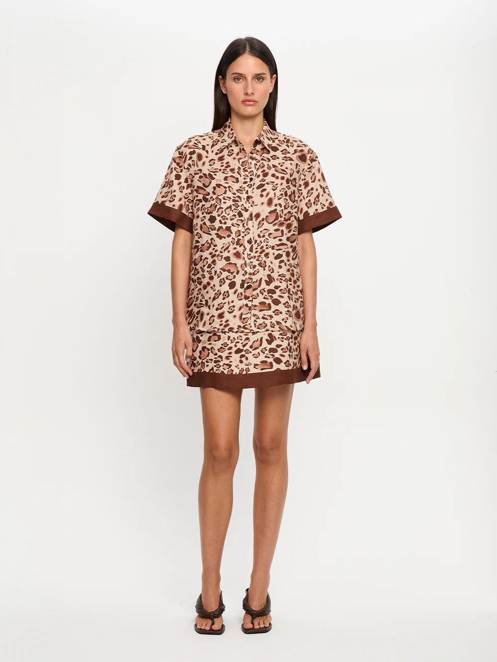 Paris Mini Skirt in Leopard Cloth Lifestyle Boutique